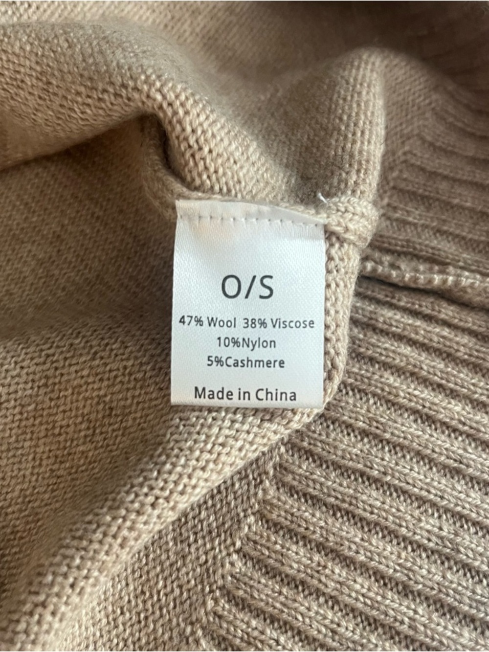 Bruno Magli Women’s Gold Chain Keyhole Wool Cashmere Pullover Knit Caplet OS~NWT - Picture 10 of 11